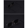 Classic polarized sunglasses - half metal frame - unisexSunglasses