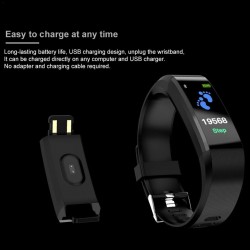 115 plus smartwatch - Bluetooth 4 - Android - frequência cardíaca - contador de calorias