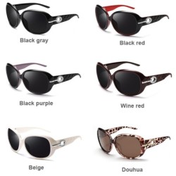 Large polarized sunglasses - with crystals - UV400Sunglasses