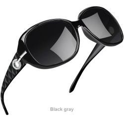 Large polarized sunglasses - with crystals - UV400Sunglasses