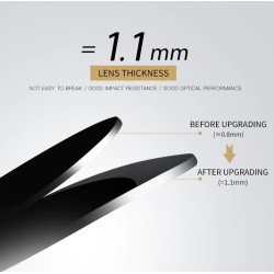 Large polarized sunglasses - with crystals - UV400Sunglasses