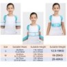 Corretor de postura infantil - cinto ajustável - espartilho ortopédico - rosa