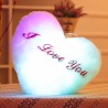 Almofada em forma de coração z - I LOVE YOU - luzes LED