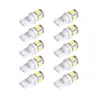 Lâmpada LED para carro - DC 12V - T10 5050 W5W - 10 peças