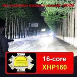 XHP199 / XHP50.2 - poderosa lanterna LED - USB - à prova d'água - com zoom