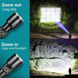 XHP199 / XHP50.2 - poderosa lanterna LED - USB - à prova d'água - com zoom