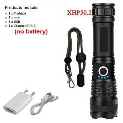 XHP199 / XHP50.2 - poderosa lanterna LED - USB - à prova d'água - com zoom