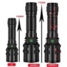 XHP220 / XHP120 - lanterna LED poderosa - lanterna tática / militar - USB - à prova d'água - com zoom - 5000000 LM
