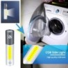 Mini lanterna LED - USB - COB - impermeável - zoom telescópico