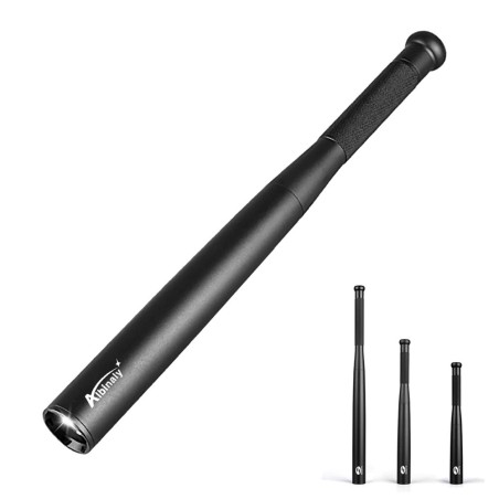 Lanterna LED - taco de beisebol - super brilhante - à prova d'água - liga de alumínio - autodefesa