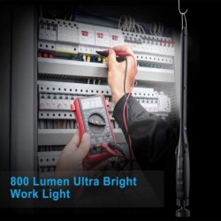 Lanterna LED - luz de trabalho - COB - USB - escurecimento - com ímã - à prova d'água