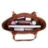 Elegant leather shoulder bag - large capacityHandbags