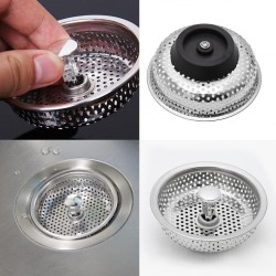 Cozinha - coador de pia - rolha de sujeira - filtro - aço inoxidável