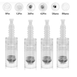 Agulha nano redonda - ponta - cartucho - para caneta elétrica Derma Pen