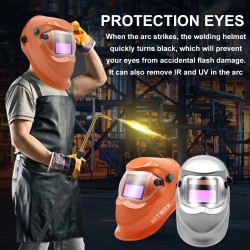 Welding helmet - auto darkening - solar - DIN 4 - DIN 5-13Helmets