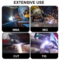 Welding helmet - auto darkening - solar - DIN 4 - DIN 5-13Helmets