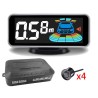 Sensor de estacionamento - radar - estacionamento automático reverso - display LCD - LED