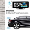 Sensor de estacionamento - radar - estacionamento automático reverso - display LCD - LED