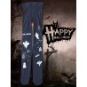 Calças de Halloween - diabinhos/fantasmas estampados