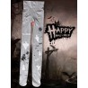 Calças de Halloween - diabinhos/fantasmas estampados