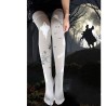 Calças de Halloween - diabinhos/fantasmas estampados