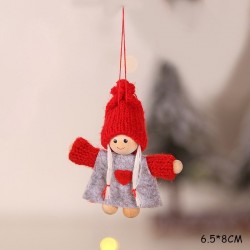 Anjos de Natal de pelúcia de seda - bonecas - enfeites pendurados