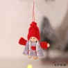 Anjos de Natal de pelúcia de seda - bonecas - enfeites pendurados