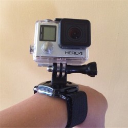 Pulseira ajustável - suporte para câmera - rotação 360 - para GoPro