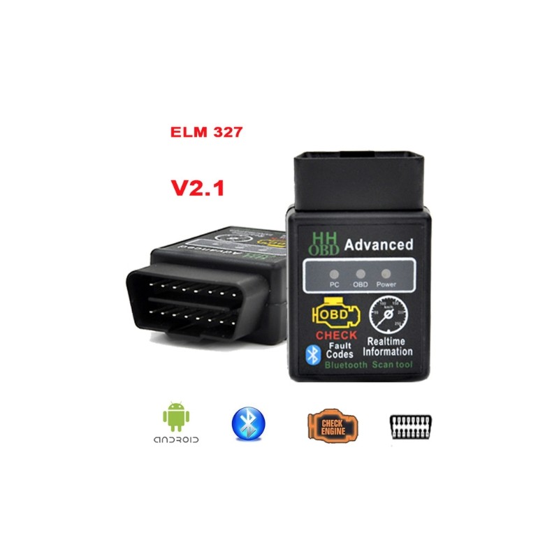 OBD2 - Leitor de código de erro do carro Bluetooth - V2.1 ELM 327