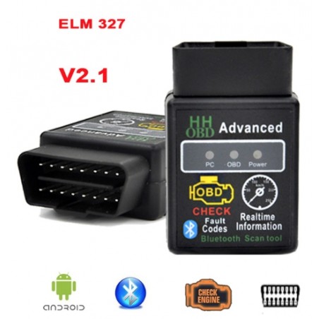 OBD2 - Leitor de código de erro do carro Bluetooth - V2.1 ELM 327