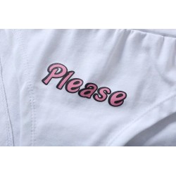 Sexy lingerie set - short top - knickers - COME HERE DADDY PLEASE letteringLingerie