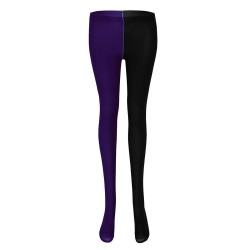 Meia-calça de cor dupla - tamanho único