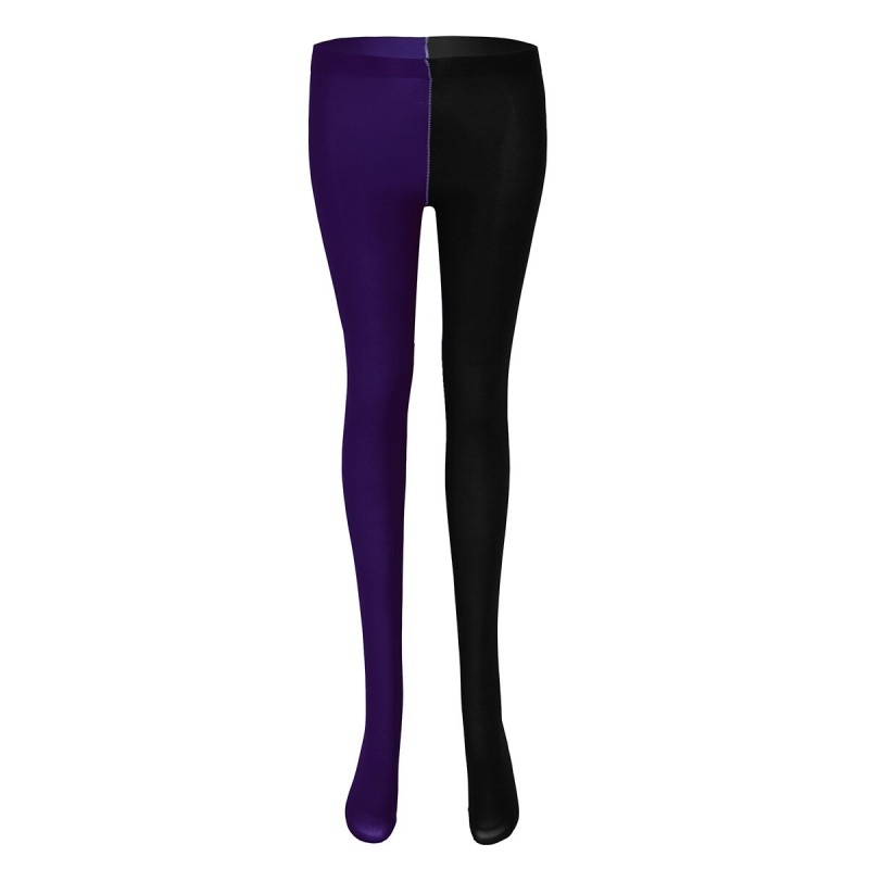 Meia-calça de cor dupla - tamanho único