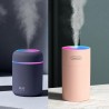 Mini umidificador de ar - difusor de óleo essencial - LED - USB