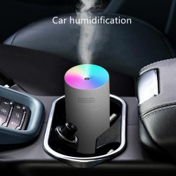Mini umidificador de ar - difusor de óleo essencial - LED - USB