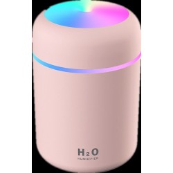 Mini umidificador de ar - difusor de óleo essencial - LED - USB