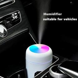 Mini umidificador de ar - difusor de óleo essencial - LED - USB