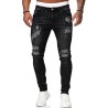 Stretchy rasgado - Jeans biker - Slim Fit Denim