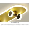 Luz de teto LED moderna - skate