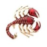 Enamel brooch - scorpion with pearlBrooches