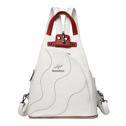 Bolsa de ombro multifuncional - mochila - zíperes anti-roubo