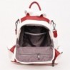 Mochila de couro multifuncional - bolsa de ombro - zíperes antifurto - grande capacidade - logotipo canguru