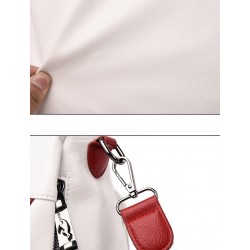 Mochila de couro multifuncional - bolsa de ombro - zíperes antifurto - grande capacidade - logotipo canguru