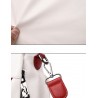 Mochila de couro multifuncional - bolsa de ombro - zíperes antifurto - grande capacidade - logotipo canguru