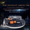 Lâmpada LED magnética portátil - luz de acampamento - lanterna suspensa - à prova d'água