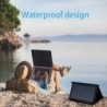 Painel solar 25W - carregador dobrável - USB - à prova d'água - para Smartphones