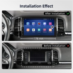 Auto-rádio Android 10 - 4GB-64GB - Bluetooth - AI - 8-core - CarPlay - 4G