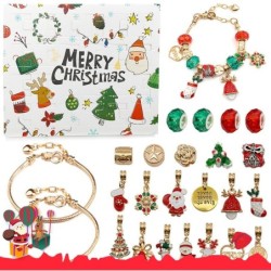 Christmas advent calendar - with jewelry - bracelet making kit - earringsChristmas