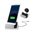 Carregador universal - docking station - para smartphone com conector micro USB