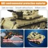 Military electric tank - remote control - building blocks - RC toy - 759 piecesRC Toys